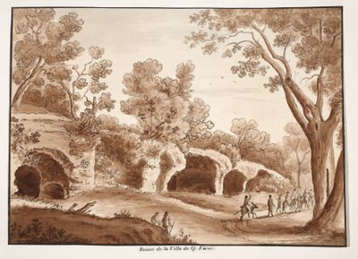 Ruins of the Villa of Quintilius Varus, 1833 by Agostino Tofanelli